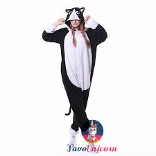 Lounging around in a onesie to keep warm and cosy, is. Black Cat Costume Onesie Pajamas Adult Animal Costumes For Women Men Favounicorn Com