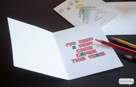Plus, it's an easy way to celebrate each season or special holidays. Minecraft Coloring Pages Christmas Cards Atta Girl Says