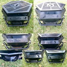 Custom Fire Pit Hexagon Custom Fire Pit Fire Pit Uses Steel Fire Pit
