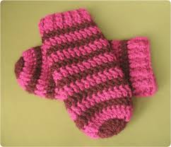 Thumbless Mittens Free Crochet Pattern