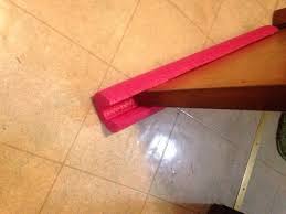 Place epdm foam rubber on the jamb and adjust the latch to accommodate the thickness. Draft Blocker From Pool Noodle With Pictures Instructables