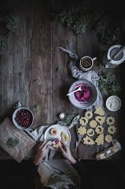 Scrape down the bowl to make sure it's evenly mixed. Linzer Cookies With Cranberry Mascarpone And Cinnamon Persimmon Filling Adventures In Cooking