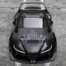 2jz swapped supra how about a bmw v12 mclaren f1 engine yes please render by basildesigns coches