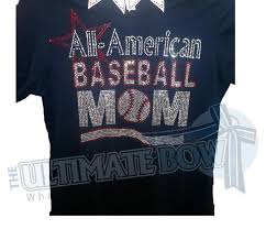 Submitted 4 years ago by kientrinh. All American Baseball Mom Rhinestone T Shirt