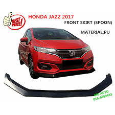 Honda jazz 1.5 e (a) 2017muv, with branches across malaysia, bringing to you the best prices in the market. Honda Jazz 2017 2020 Front Lip Skirt Diffuser Spoon Pu6089 Gk5 Shopee Malaysia