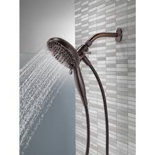 Delta In2ition Venetian Bronze 5 Spray Shower Head And Handheld Shower Combo At Lowes Com With Images Dual Shower Heads