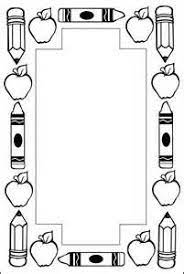 Black And White Clip Art Of A School Activities Clip Art Borders School Border School Borders