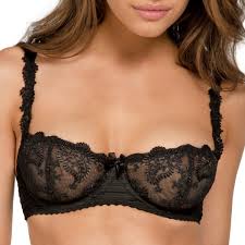 Soutien Gorge Corbeille Corbeille Elise Noir Par Louisa Bracq