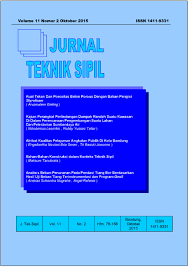 Jurnal kacapuri jurnal keilmuan teknik sipil. Bahan Bahan Konstruksi Dalam Konteks Teknik Sipil Jurnal Teknik Sipil