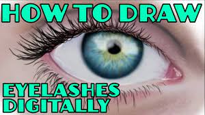 Human digital painting tutorial megathread se7ensins gaming community. How To Draw Eyelashes Eyelash Tutorial Tips For Drawing Eyelashes Digitally Youtube