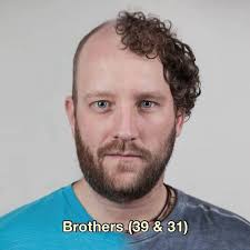 Side-by-side 'genetic portraits' of family members show just how strong  family DNA is (link in the comments)