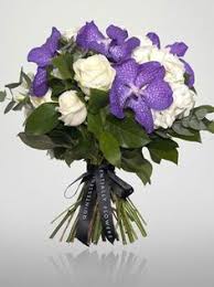 Purple wedding bouquet at montalvo arts center in saratoga, california. 24 Vanda Inspiration Ideas Wedding Bouquets Wedding Flowers Orchids