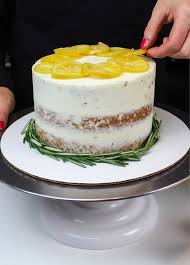 Olive Oil Cake With Lemon Cream Cheese Frosting Chelsweets Recipe Olive Oil Cake Recipe Lemon Recipes Oil Cake