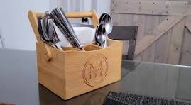 Porta utensilios personalizado, porta cubiertos, porta herramientas de  cocina, porta utensilios, porta servilletas de madera, porta utensilios de  cocina