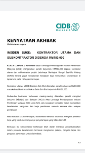 Jalan ulu patikang, kampung batu 27, keningau, 89000, keningau, sabah, 89000 keningau, sabah, malaysia coordinate: Cidb Malaysia Kenyataan Akhbar Insiden Suke Kontraktor Facebook