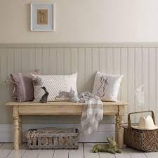 Wainscot instantly gives newer homes an older l Tongue Groovy Centsational Style Painted Paneling Walls Hallway Decorating Hallway Furniture