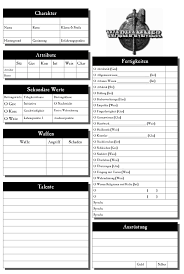 Warhammer 40,000 is a miniature wargame produced by games workshop. Download Warhammer Fantasy Dnd 5e Hack Charakterbogen Blutschwerter De