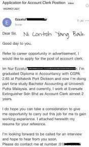 Cara hantar resume melalui email. Contoh Email Mohon Kerja Yang Baik Dan Berkesan Xpresi