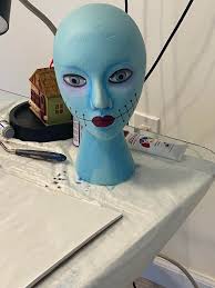 DIY halloween decoration project completed