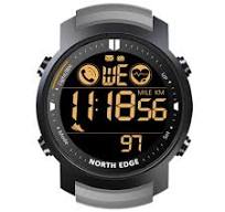 North Edge Laker Men’s Outdoor Sports Smartwatch – Heart Rate, Step Co
