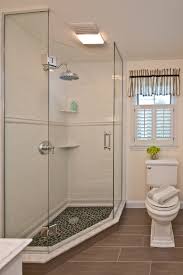 The black lines all over the shower wall offer an outstanding scene from this point of view. Classic New England Walk In Shower With Subway Tile Renovisions Inc