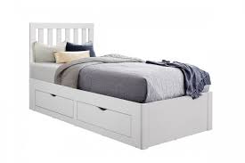 Birlea Appleby 3ft Single White Wooden Bed Frame With Drawers By Birlea Realrooms alden platform bed with storage drawers, full size frame, blue linen. birlea appleby 3ft single white wooden bed frame with drawers