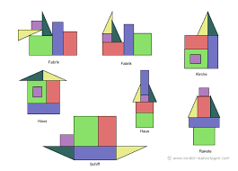 Legespiel Tangram Vorlagen Ausdrucken Ausschneiden