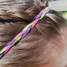 I had plenty of velvet left after the knotted headbands, so decide… Braided Skinny Elastic Headband Tutorial Headband Tutorial Bow Headband Hairstyles Braid Headband Tutorial