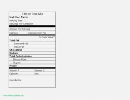 Learn more about the changes to the nutrition fact label format. Blank Nutrition Label Template Word Best Of Why Is Everyone Talking About Food Label Template Nutrition Facts Label Ingredient Labels