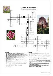 Small tree with purple flowers crossword. Crossword About Trees And Flowers English Esl Worksheets For Distance Learning And Physical Classrooms