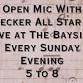 Open Mic with The Tru-Necker All Stars