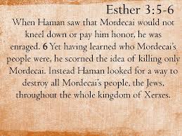 ESTHER 3:5-6 (NLT) "When... - Ebibilia Enchenu - Kisii Bible | Facebook