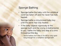Bathing a newborn baby (with umbilical cord): Ppt Bathing And Handling Baby Powerpoint Presentation Free Download Id 4294236