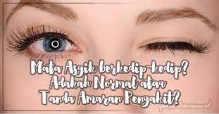 Apabila bawah mata kanan bergerak, otot kelopak mata anda (dikenali sebagai orbicularis oculi) sedang alami kekejangan, jelas dr. Tanda Mata Bergerak