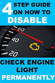 Also identified are some common problems that cause the engine light to come on. 4 Step Guide On How To Disable Check Engine Light Permanently Remove Check Engine Light Fuse Autovfix Com