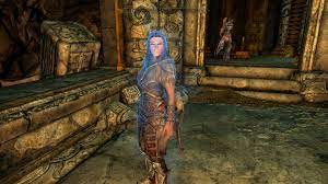 Embla Ysmir Ericsdotter Meets Katria In A Dwemer Ruin Statue Bearded Axe Buddha Statue
