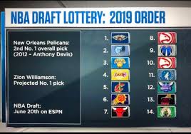June 21, 2019 6:55 am. Pelicans Take No 1 Pick In 2019 Nba Draft Lottery The Dmv Daily