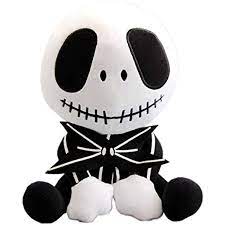 The Nightmare Before Christmas Figure Jack Skeleton In Suit Sitting Plush Toys For Children Giftsoft Stu Teddy Bear Stuffed Animal Animal Plush Toys Plush Toys