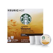 Starbucks Medium Roast K Cup Coffee Pods Caramel For Keurig Brewers 1 Box 16 Pods Walmart Com In 2020 Starbucks Caramel Medium Roast Coffee Starbucks