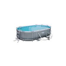 Shop Bestway Power Steel 16 X 10 X 42 Oval Pool 9482528 Read Customer Reviews And More At Hsn Com In 2020 Oval Pool Easy Set Pools Bestway