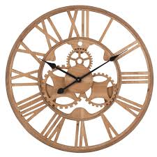 Horloge A Rouages Coloris Naturel D60 Charleston Maisons Du Monde