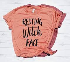 Add to favorites quick view more colors halloween shirt, halloween horror friends shirt, halloween horror movie shirt, horror friends shirt, friends halloween shirt. Amazon Com Resting Witch Face Cute Halloween Shirt Women S Halloween T Shirt Halloween Party Outfit Halloween Shirt Teacher Halloween T Shirt Tee Handmade