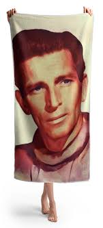 Michael Rennie, The Day The Earth Stood Still Bath Towel by Esoterica Art  Agency