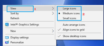 Another quick way to change the desktop icons to be smaller is to use keyboard shortcut. How To Change Icon Size In Windows 10