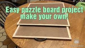 After final sanding, finish it up with some food safe finish and it's done! 15 Diy Puzzle Boards Ideas How To Make A Puzzle Board