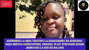 #LIVE: Misa Takatifu ya kumuaga Marehemu Bertha Christopher Parokia ya Mt  Stephano buguruni