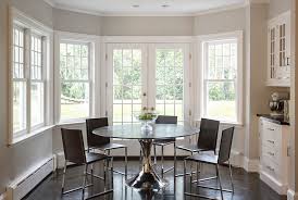 This dining table is a perfect pick for a patio, rooftop, or balcony that is lacking in square footage. Hammered Metal Dining Table Base Design Ideas