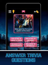 After all, people spend an average of five hours a day watching tv. Quiz For Riverdale Unofficial Tv Series Trivia For Android Apk Download