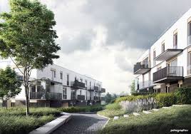 Nk Housing On Behance Winter House Architecture Visualization Modern House Design