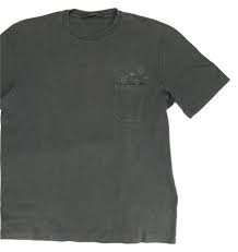 Louis Vuitton Charcoal Vestiaire In Pocket T Shirt Monogram Logo 165055 Lvtl185 Tee Shirt Size 16 Xl Plus 0x